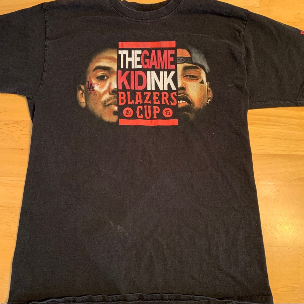 The Game x Kid Ink L 2015 Blazers Cup T-Shirt